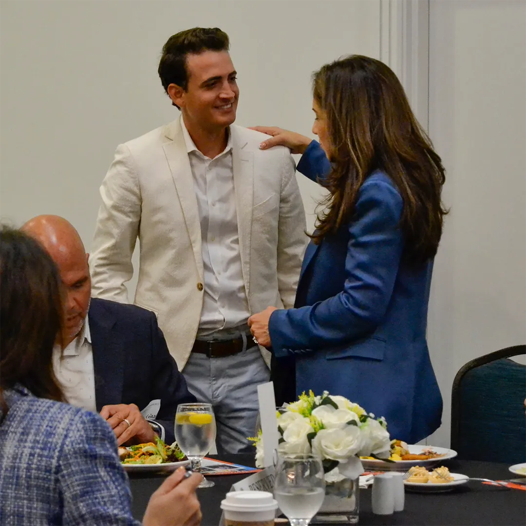 People Networking at seminar