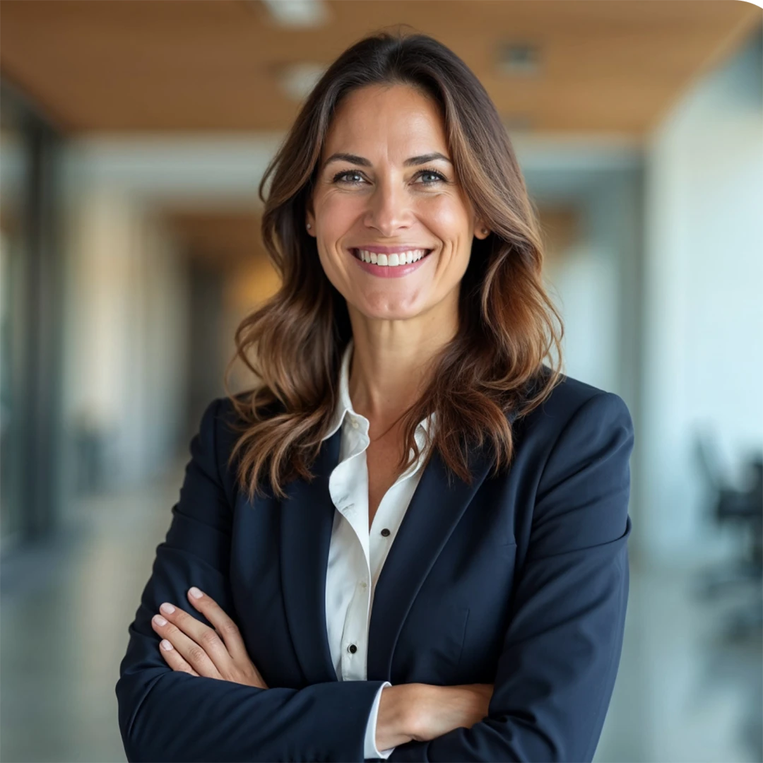 women wearing business clothes posing for a picture image